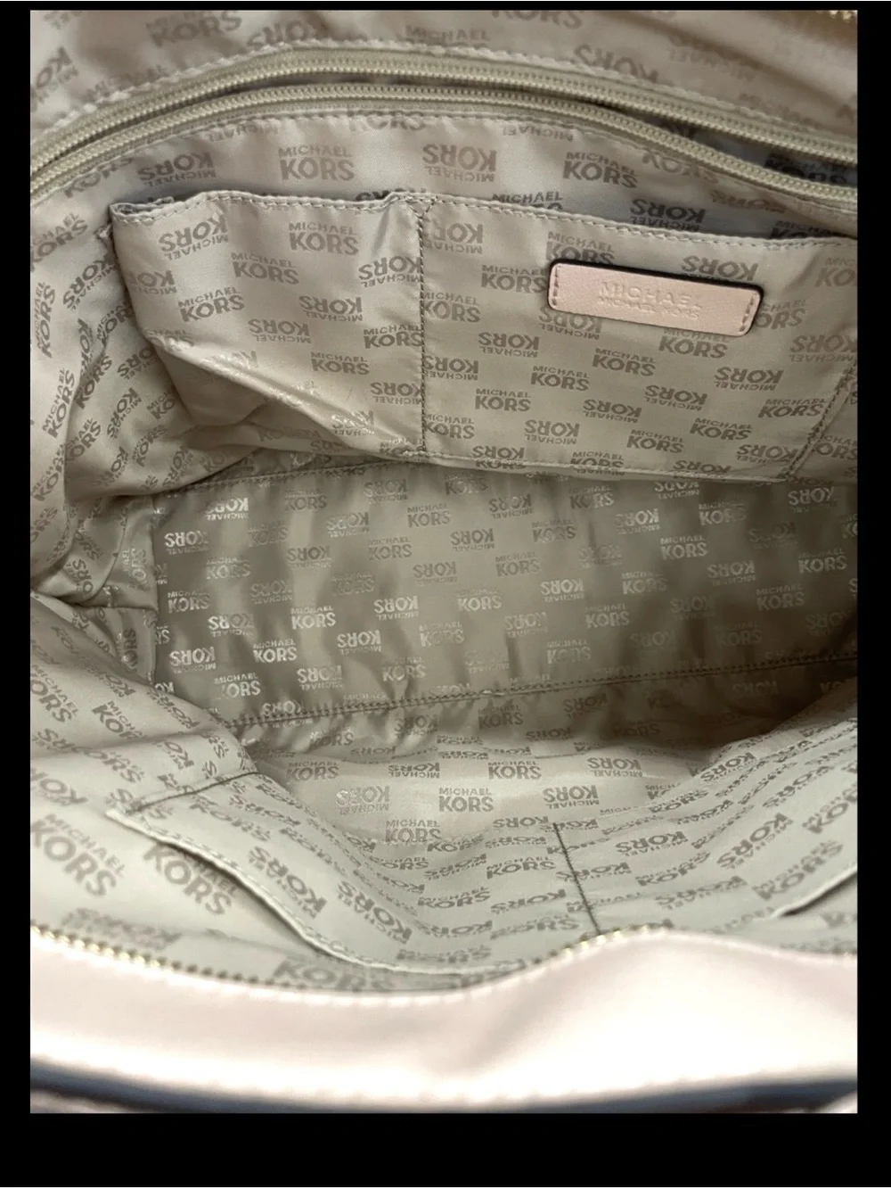Michael Kors Rivington Large Saffiano Leather Tote Soft Pink